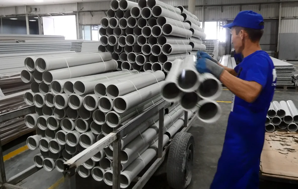 Склад и отгрузка труб DENIZ PLAST