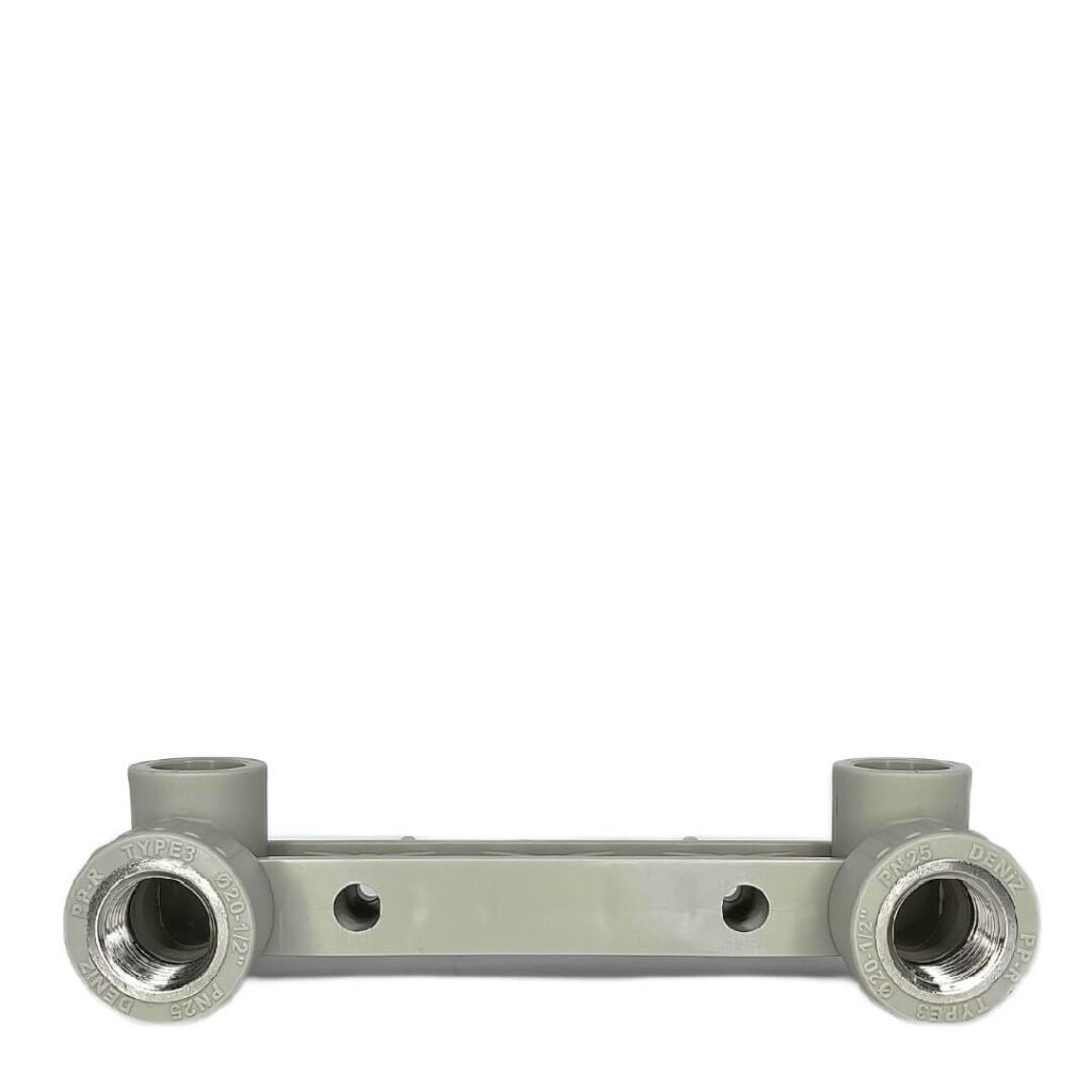 Комплект PPR для подключения смесителя 20×1/2", белый Deniz