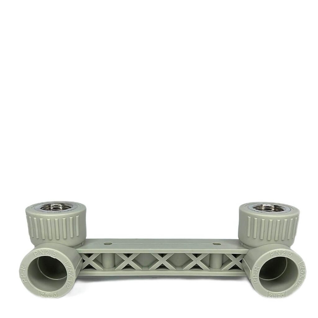 Комплект PPR для подключения смесителя 25×1/2", белый Deniz